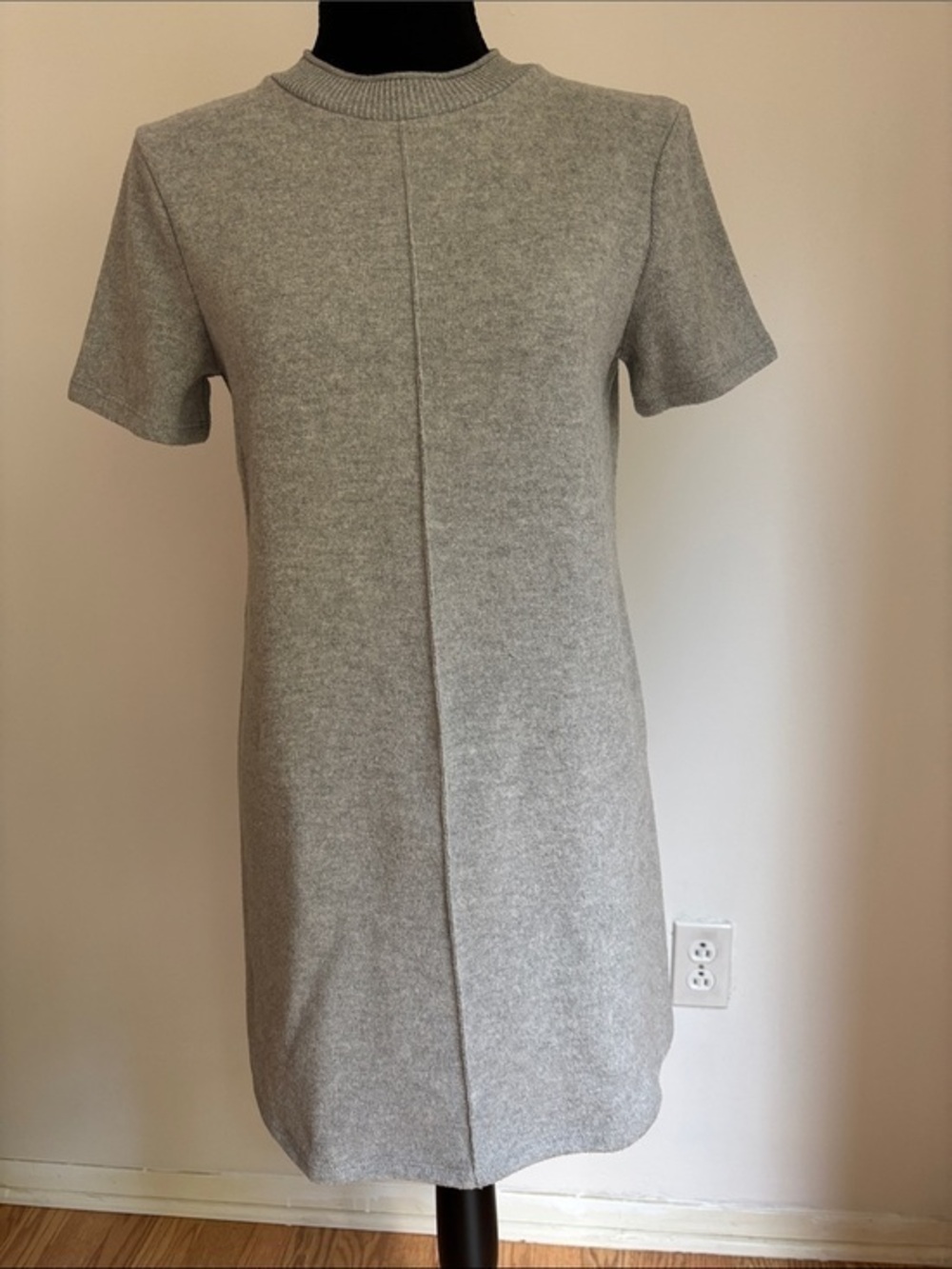 ZARA sweater dress sheathe S gray LIKE NEW - Picture 1 of 3